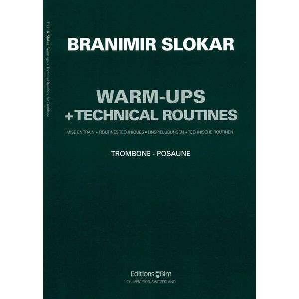Editions Bim Warm Ups & Technical Trombone
