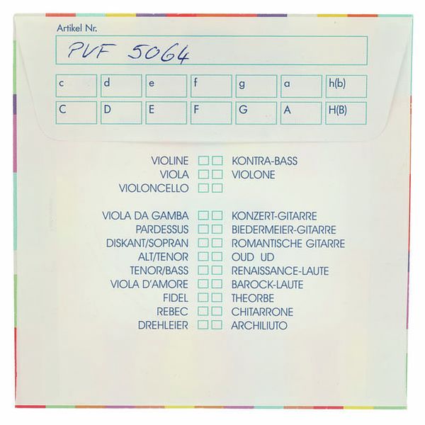 K&uuml;rschner Large Theorbo Single String a