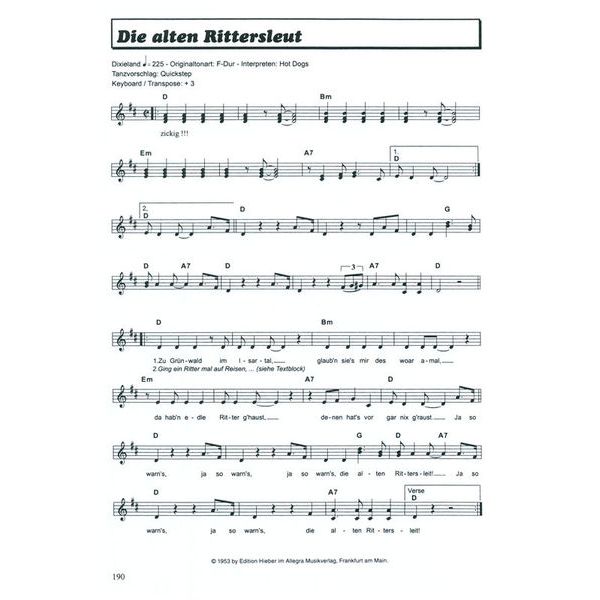 Musikverlag Hildner Der Alleinunterhalter