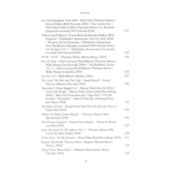 Omnibus Press Thurston Moore We Sing A New