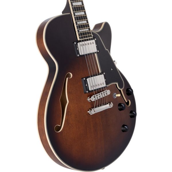 DAngelico Premier SS Brown Burst