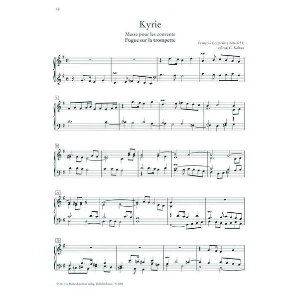 Heinrichshofen Verlag Altfranz&ouml;sische Orgelmusik