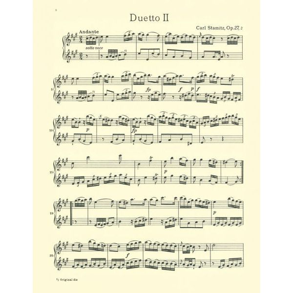 Brenreiter Stamitz Sechs Duette 1