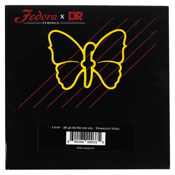 Fodera x DR 6-String Set Light Steel