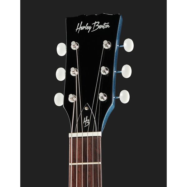 Harley Benton DC-Junior Pelham Blue