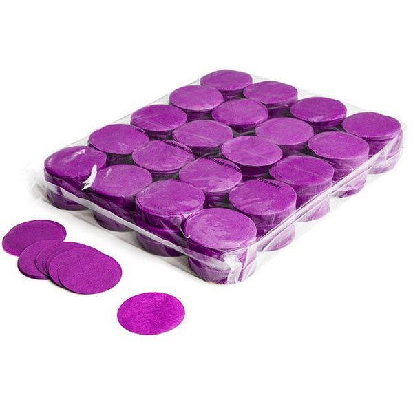 Magic FX Confetti round  55mm Purple