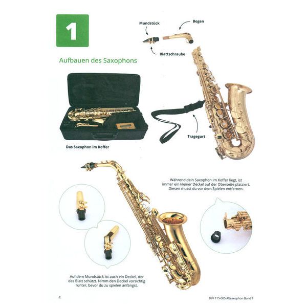Blser-Schulen-Verlag Gemeinsam Lernen 1 A-Sax