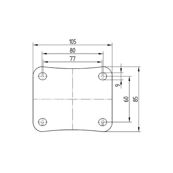 Millenium Blue Wheel Braked 80mm