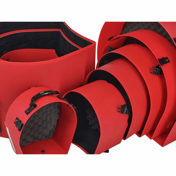 Hardcase HRockFus6 F.Lined Set Red