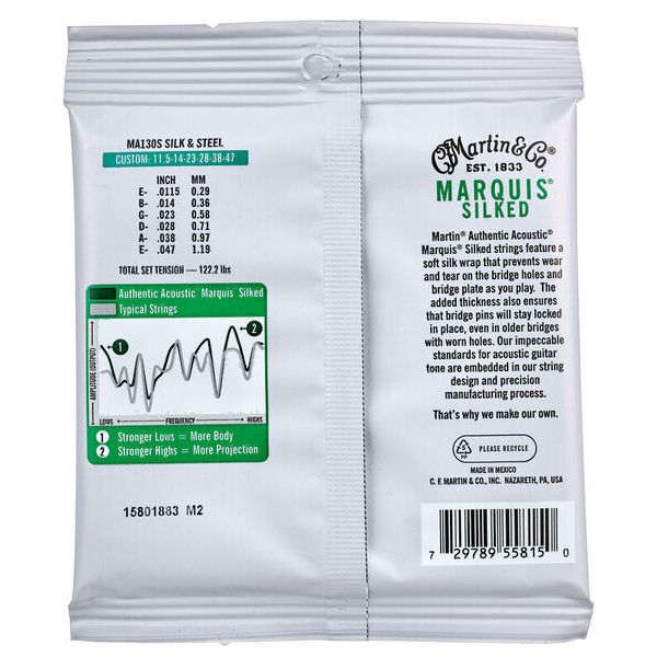 Martin Guitar MA-130S Authentic Acoustic Set