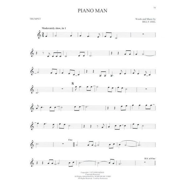 Hal Leonard 101 Popular Songs Trumpet