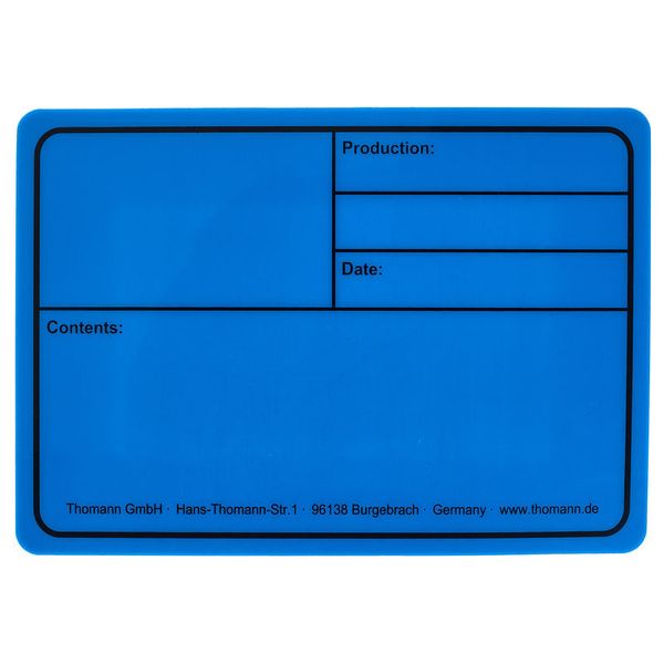 Stairville Tourlabel 177x127mm Blue