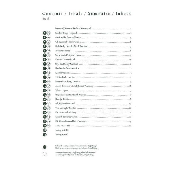 Fentone Music World Famous Folksongs Trumpet