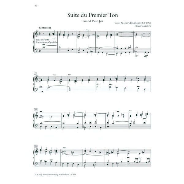 Heinrichshofen Verlag Altfranz&ouml;sische Orgelmusik