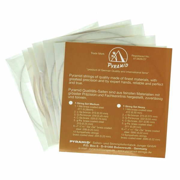 Pyramid M674/7 Medium Sitar Strings