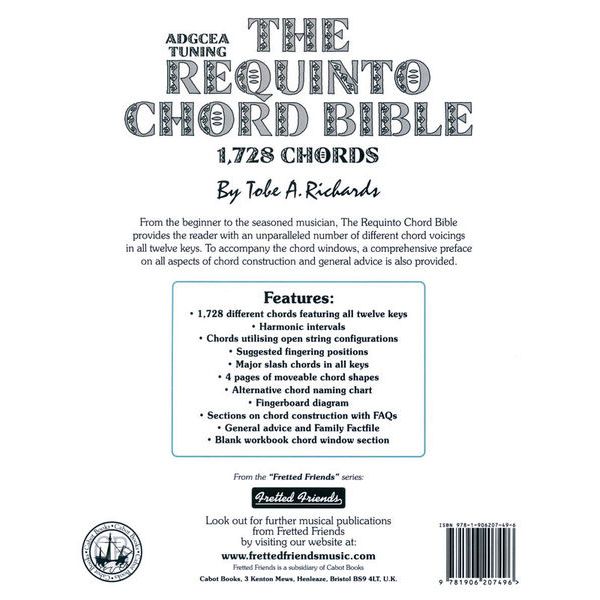 Cabot Books Publishing Requinto Chord Bible