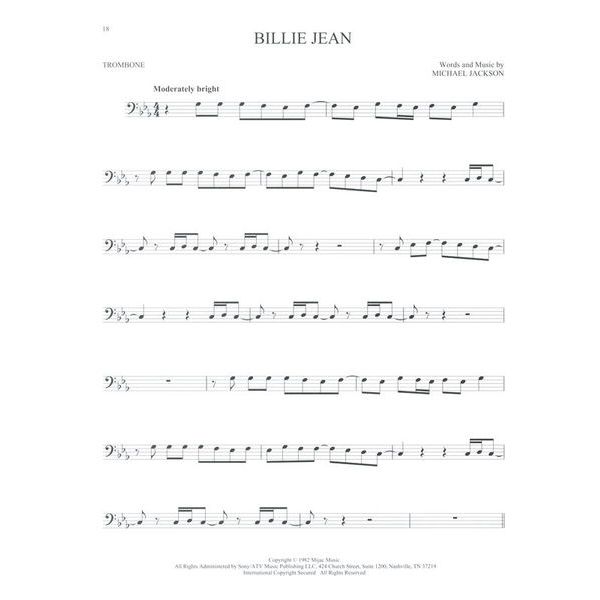 Hal Leonard 101 Popular Songs Trombone