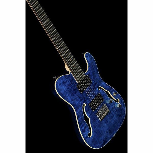 Harley Benton TE-90QM HH Trans Blue