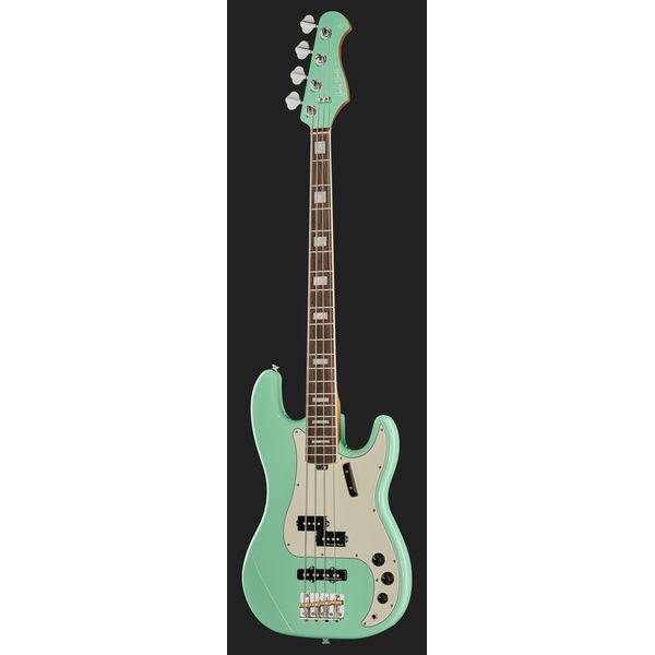 Harley Benton MV-4PJ Seafoam Green w/Case
