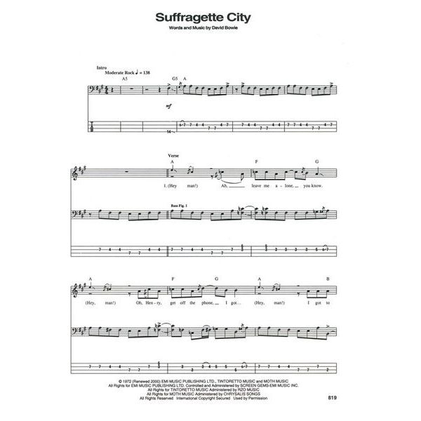 Hal Leonard Bass Tab White Pages