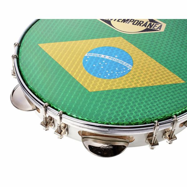 Contemporanea 10" Pandeiro Luxe white