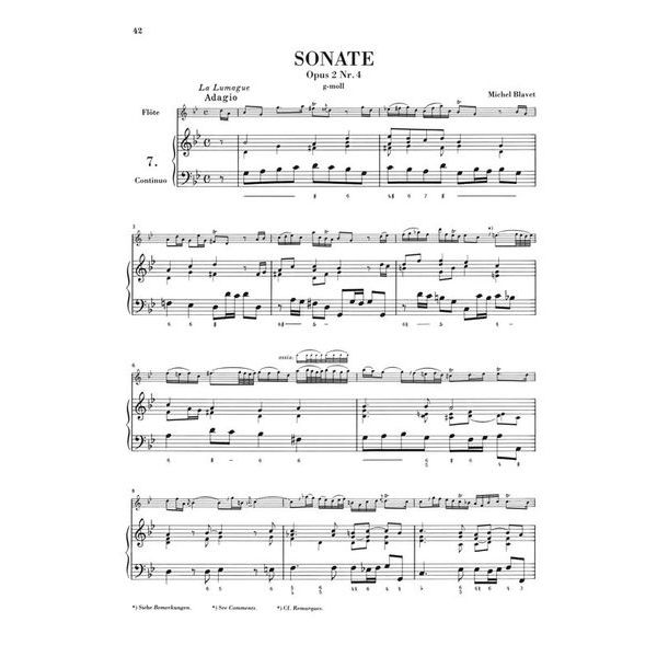 Henle Verlag Flötenmusik Barock