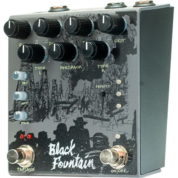 Old Blood Noise Endeavors Black Fountain Stereo Delay SL