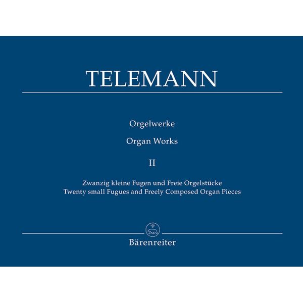 Brenreiter Telemann Orgelwerke 2