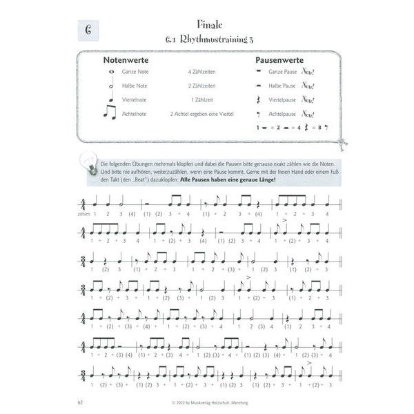 Holzschuh Verlag Tastenforscher Blattspiel