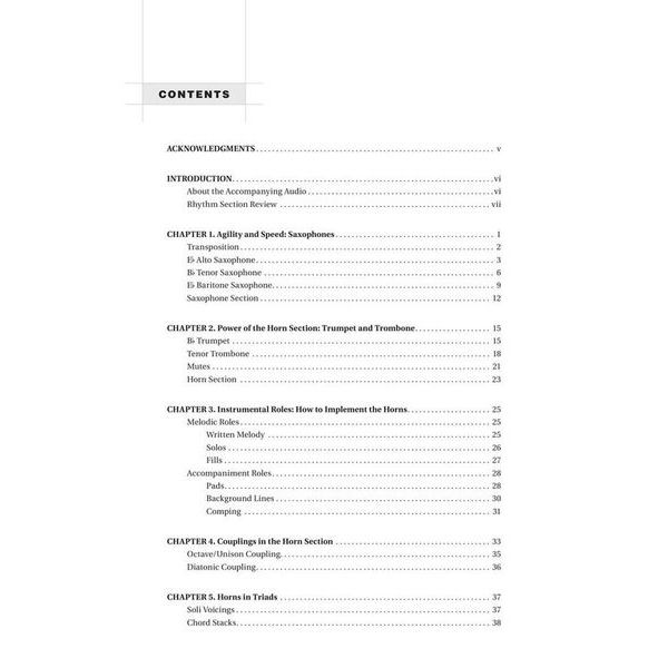 Berklee Press Arranging For Horns