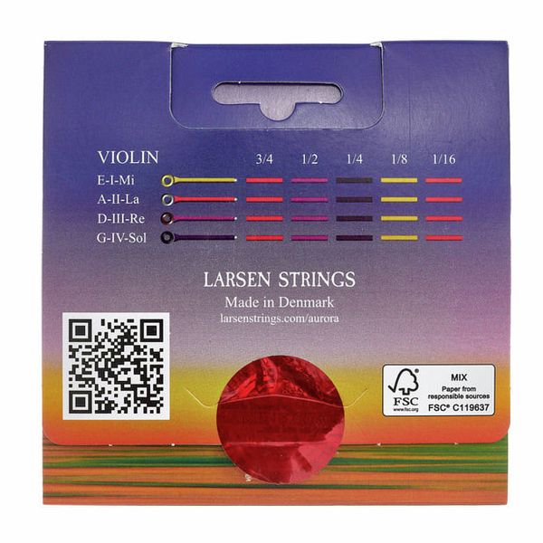 Larsen Aurora Violin Set Med. 1/8