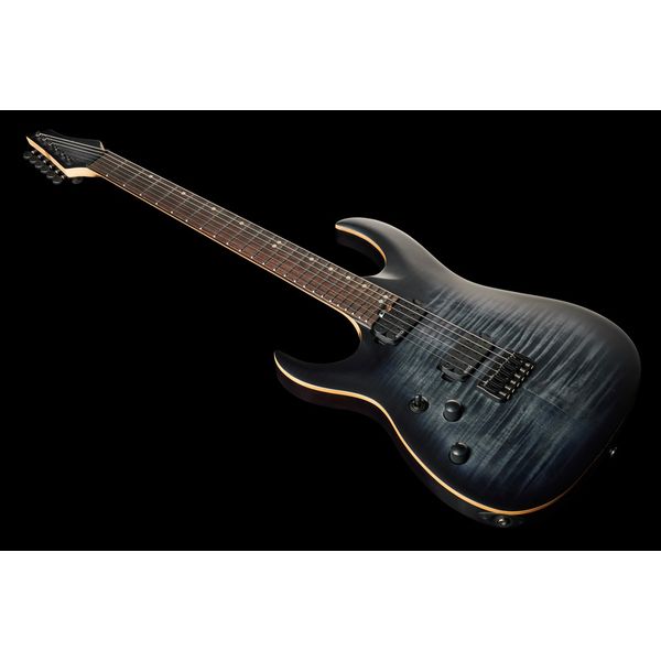 Harley Benton Amarok 6 LH BKNT Flame w/Case