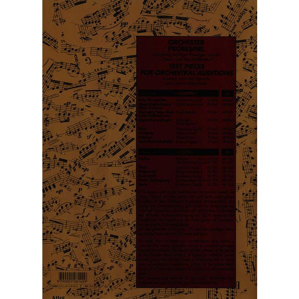 Schott Orchester Probespiel DoubleBas