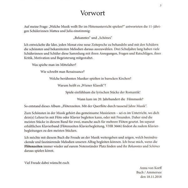 Holzschuh Verlag Fl&ouml;tenzeiten