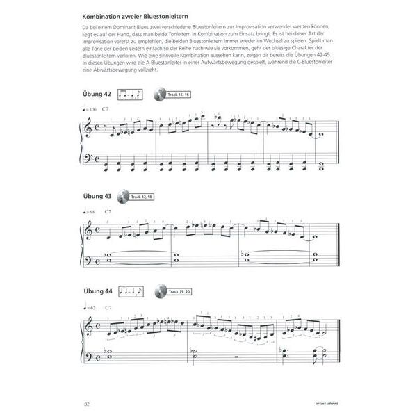 Artist Ahead Musikverlag Die Schule für Blues-Piano