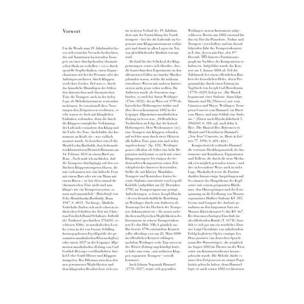 Henle Verlag Hummel Trompetenkonzert E-Dur