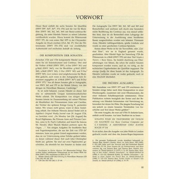 Brenreiter Hndel Elf Sonaten für Fl&ouml;te