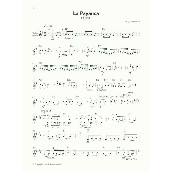 Boosey & Hawkes Tango Fiddler