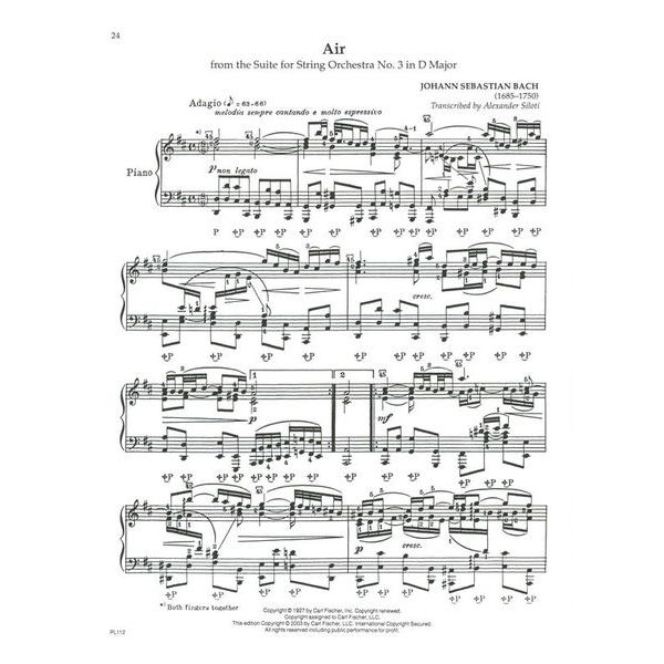 Carl Fischer Alexander Siloti Collection