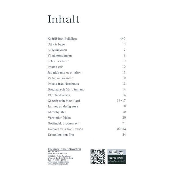 Purzelbaum Verlag Folklore aus Schweden