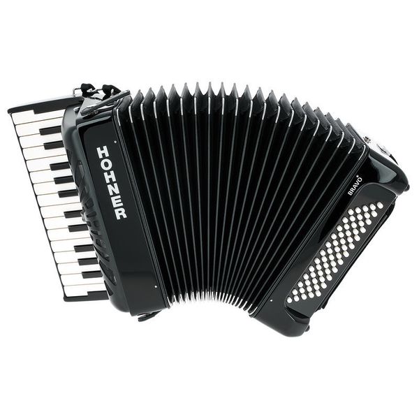 Hohner Bravo II 60 Black silent key