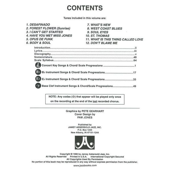 Jamey Aebersold Latin Jazz