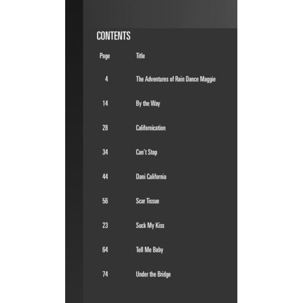 Hal Leonard Bass Play-Along Chili Peppers