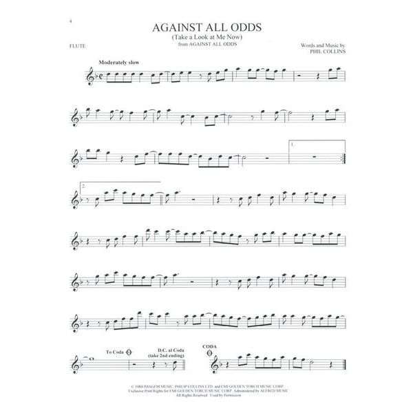 Hal Leonard 101 Movie Hits For Flute