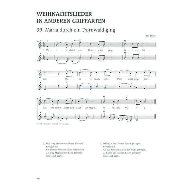 Schott Fr&ouml;hliche Weihnachtslieder