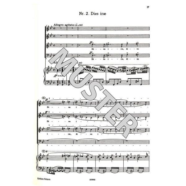 Edition Peters Verdi Requiem