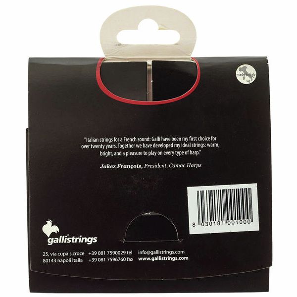 Galli Strings Lever Harp Bass Wire A36