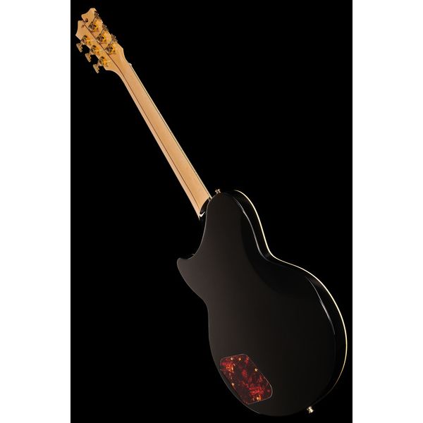 DAngelico DLX Atlantic Bariton Solid BLK