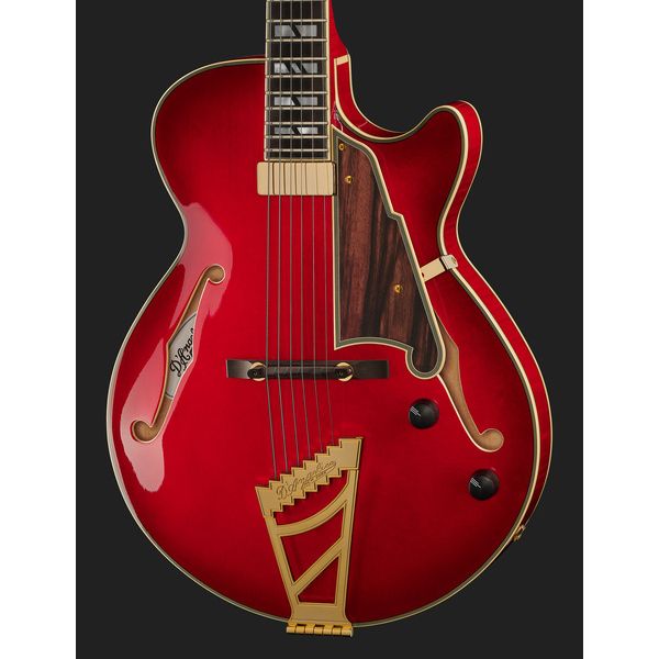 DAngelico Excel SS Soho Dark Cherry Burs