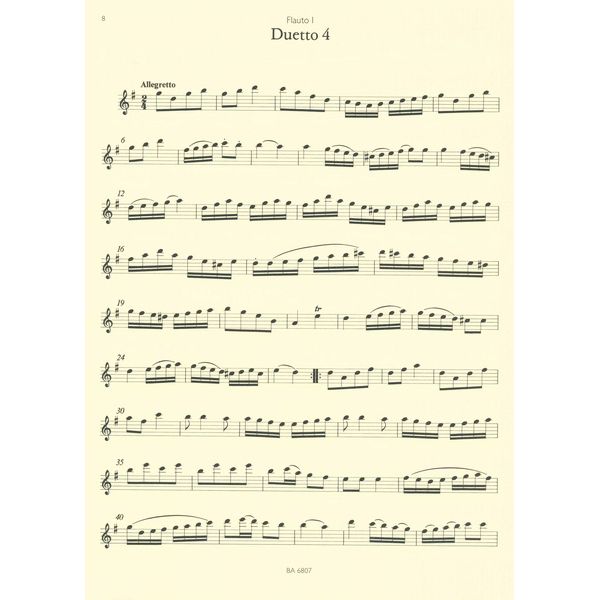 Brenreiter Devienne Fl&ouml;tenduette op. 75/2